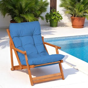 Chilienne bleue pliante - grand confort SORA